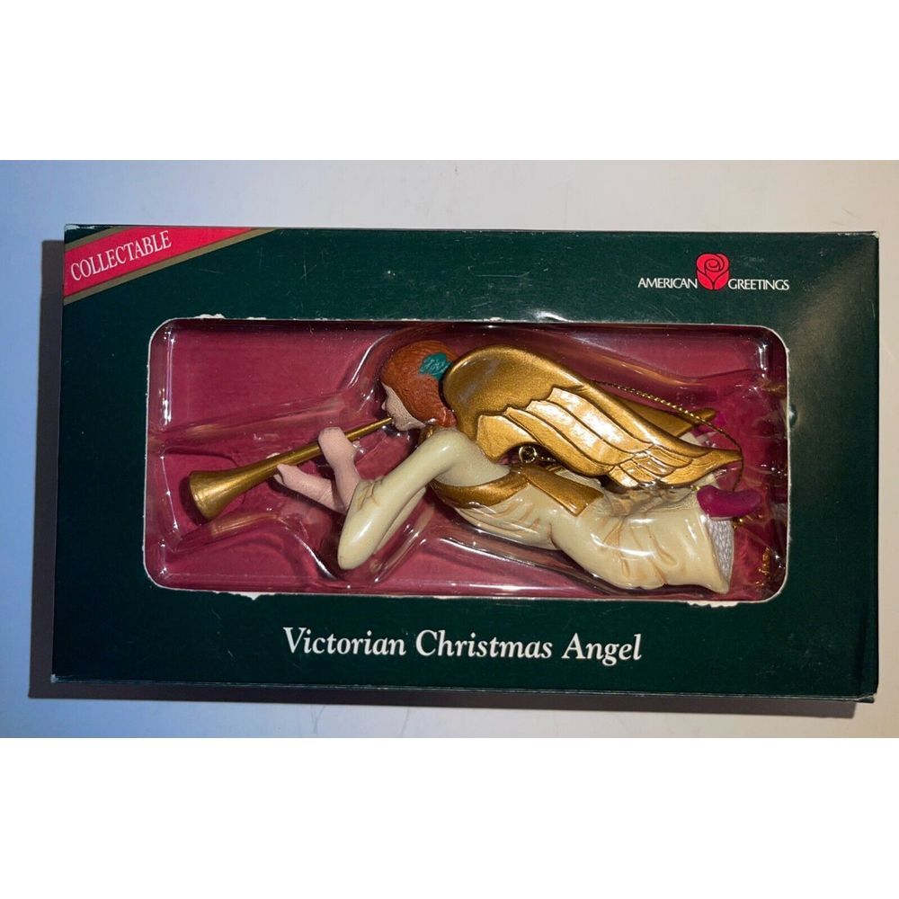 Vintage Victorian Christmas Angel Ornament